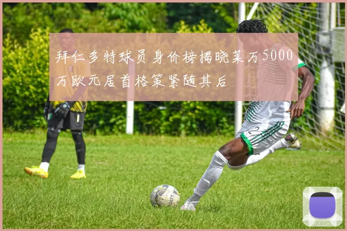 拜仁多特球员身价榜揭晓莱万5000万欧元居首格策紧随其后